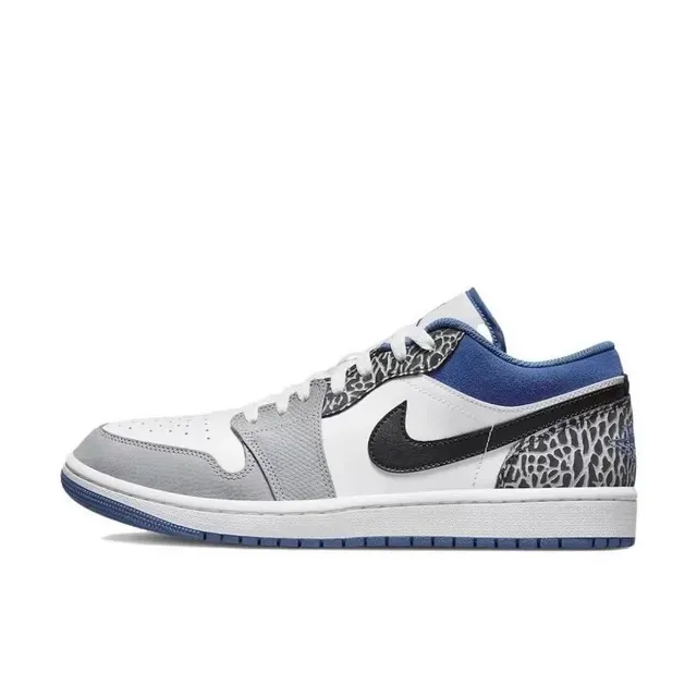 White blue black