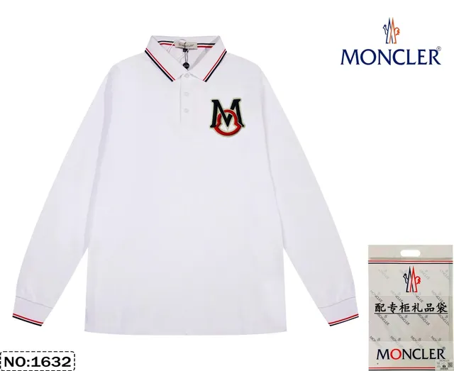 Moncler Polo Shirt Embroidered Logo