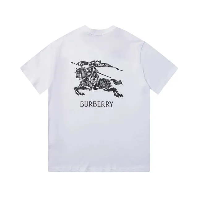 Burberry Equestrian Knight Tee Black Print