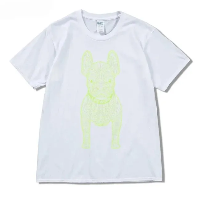 Gildan T-Shirt French Bulldog Line Art