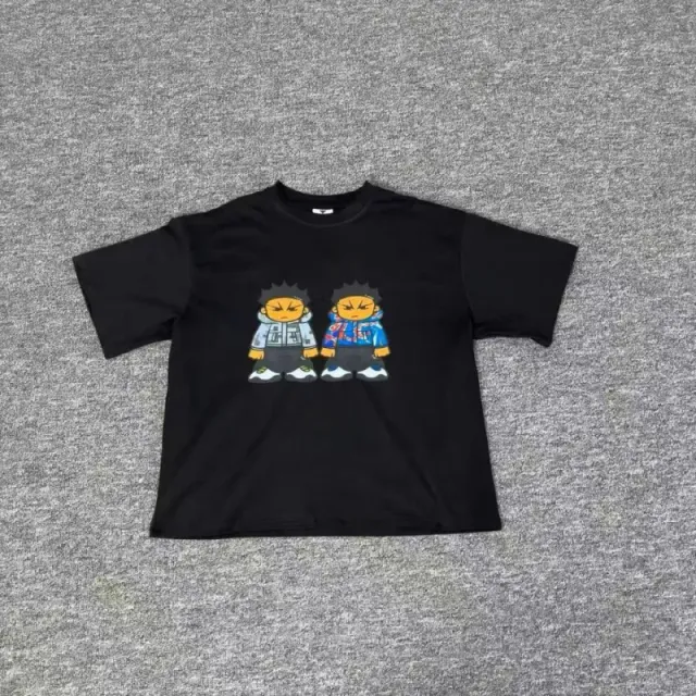 BAPE Graphic Tee Two Characters Print