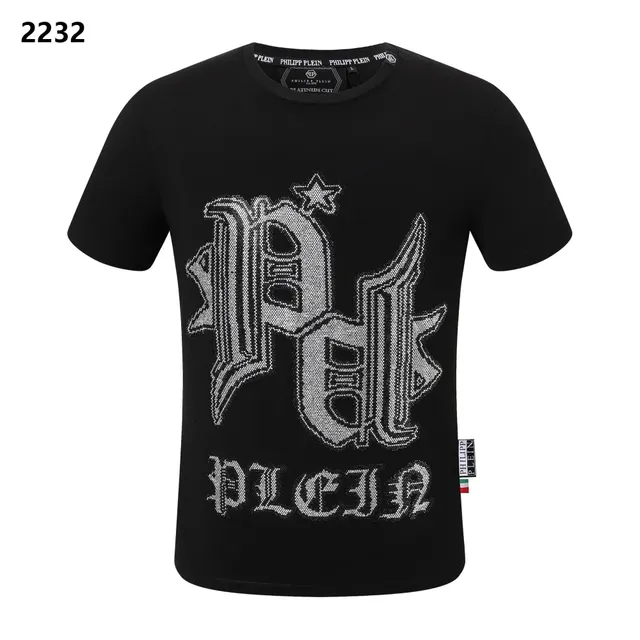 Philipp Plein Graphic T-Shirt Crystal Logo