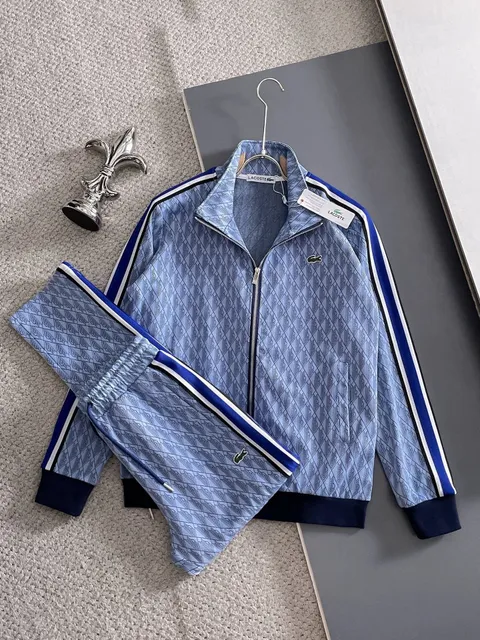 Lacoste Track Suit Diamond Pattern