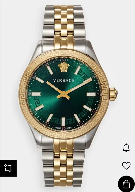 Versace Chronograph Watch Greco-Roman Pattern
