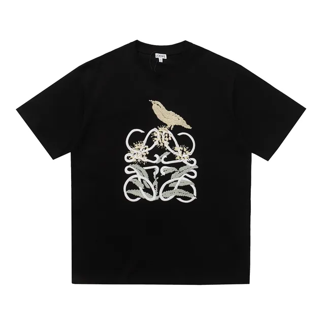 Loewe Embroidered T-Shirt Bird and Anagram