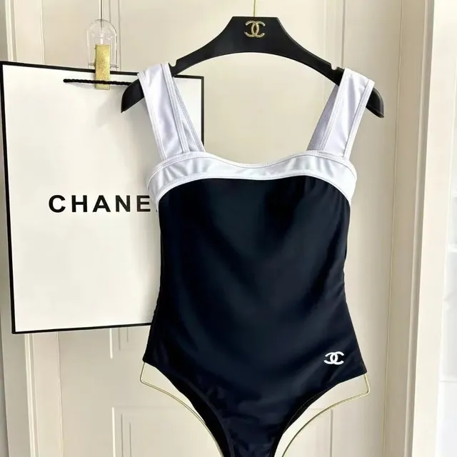 Chanel Swimsuit Contrast Trim