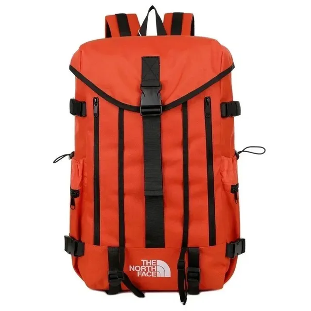 The North Face Backpack Orange with Black Webbing