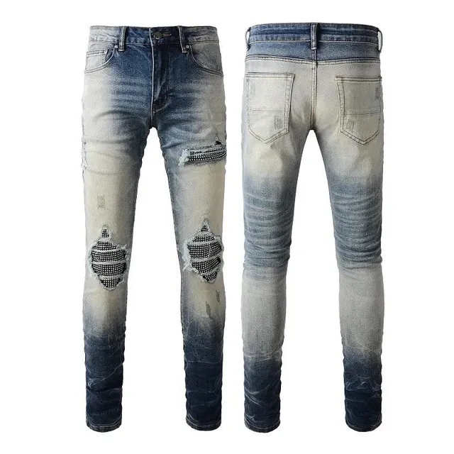 Levi's Slim Fit Jeans Distressed Ombre Wash