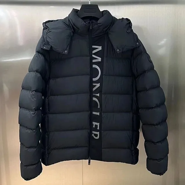 Moncler Puffer Jacket Logo Tape