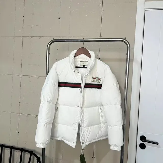 Gucci Puffer Jacket Web Stripe