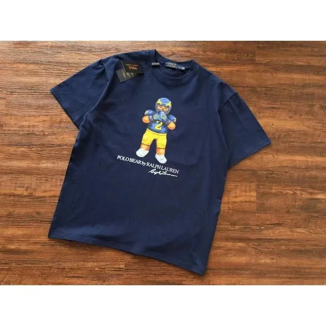 Polo Ralph Lauren Polo Bear Tee Football Bear Graphic