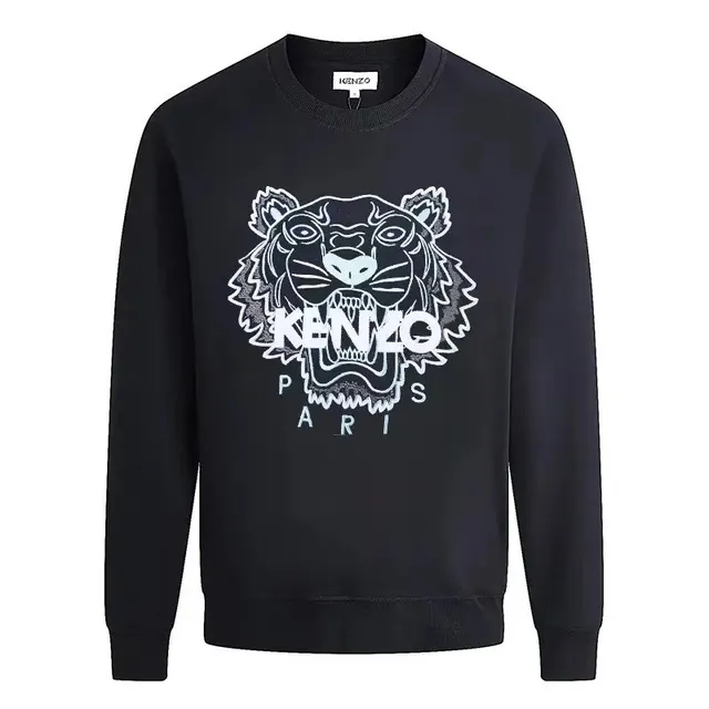 Kenzo Tiger Sweatshirt Embroidered Tiger Logo