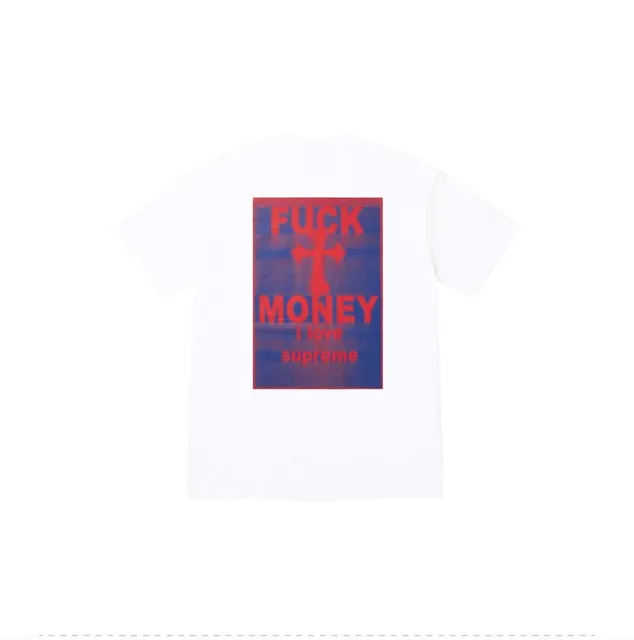B385MONEY 后十字架  白色
