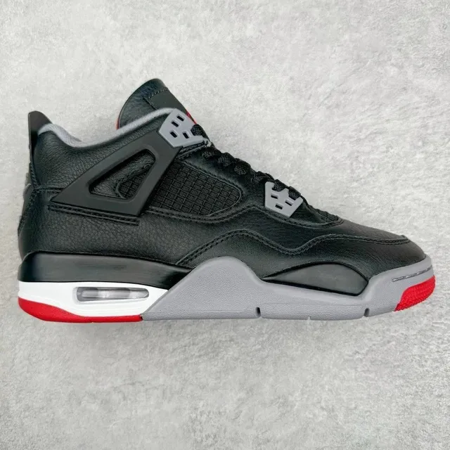 OG AJ4 黑红皮面 2024