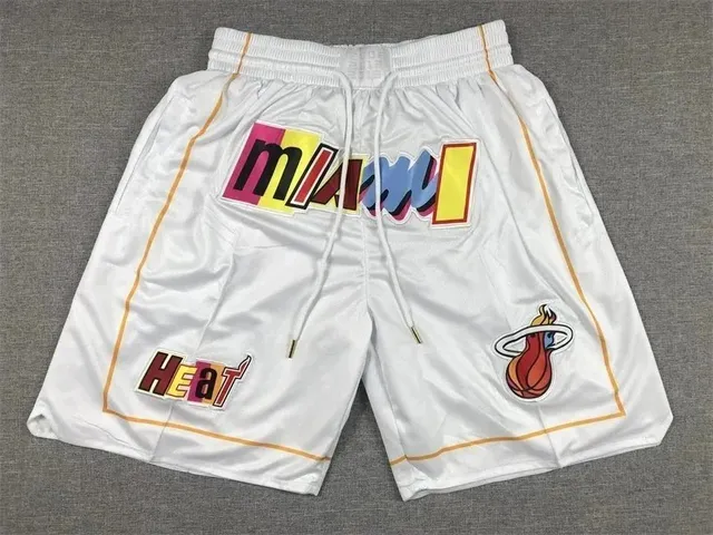 Miami Heat Shorts Colorblock Logo