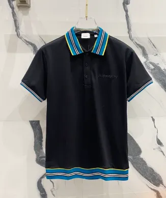 Burberry Polo Shirt Contrast Trim