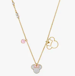 Golden minnie necklace