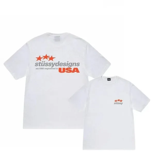 Stüssy Graphic T-Shirt Three Stars USA