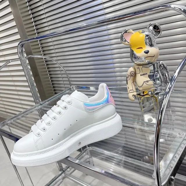 Alexander McQueen × BAPE Oversized Sneaker Iridescent Heel Tab