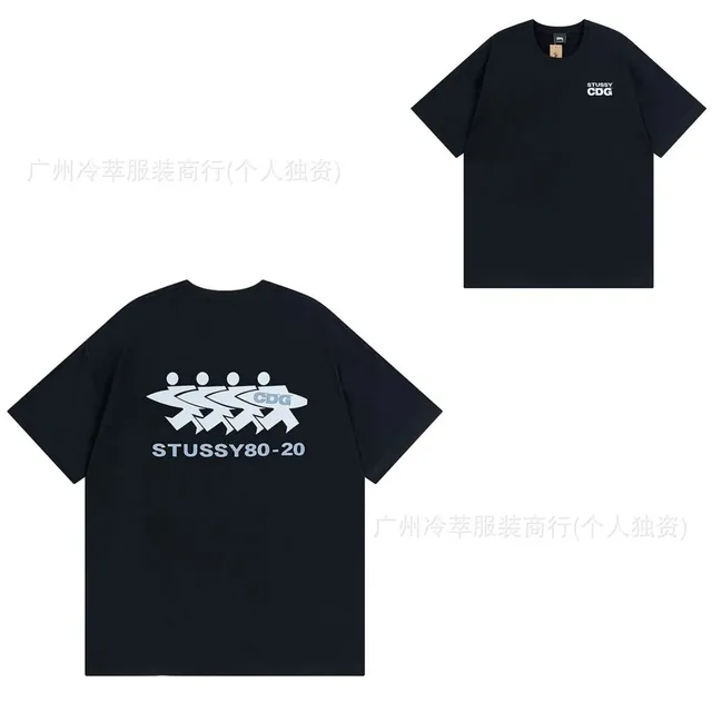Stüssy × Corteiz Graphic Tee STUSSY80-20 CDG