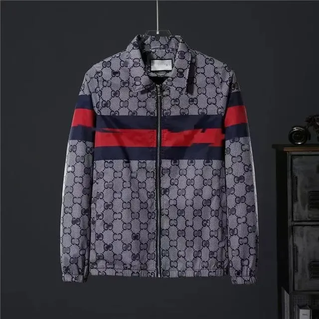 Gucci GG Print Track Jacket Web Stripe
