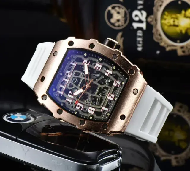 Richard Mille RM 011 Tonneau Case with Skeleton Dial