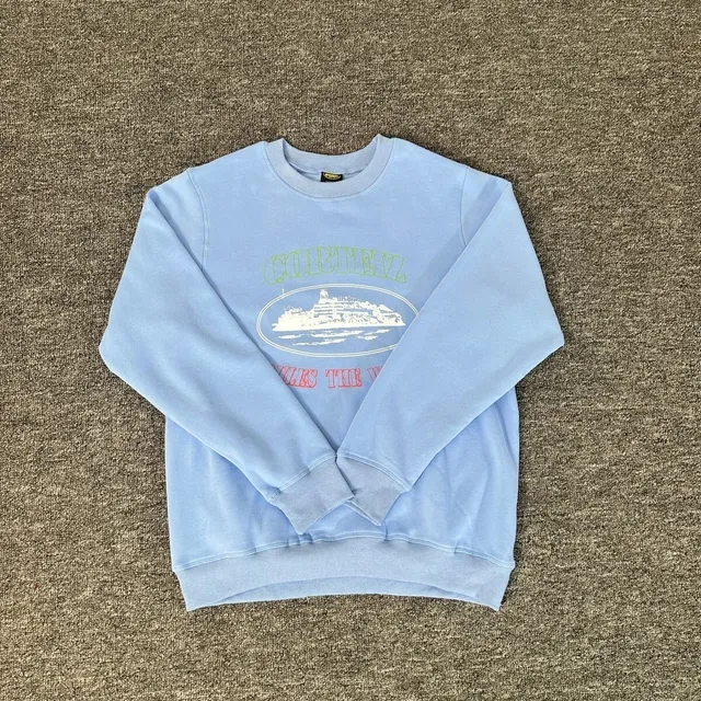 Corteiz Crewneck Sweatshirt Cruise Ship Graphic