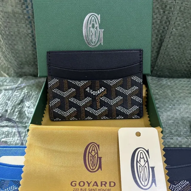 Goyard Card Holder Goyardine Canvas