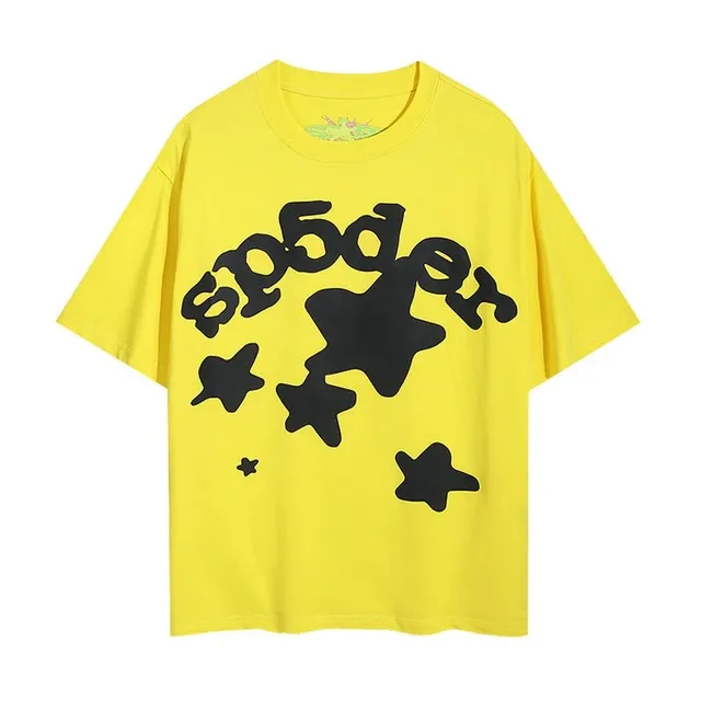Sp5der Graphic Tee Spider Logo Print