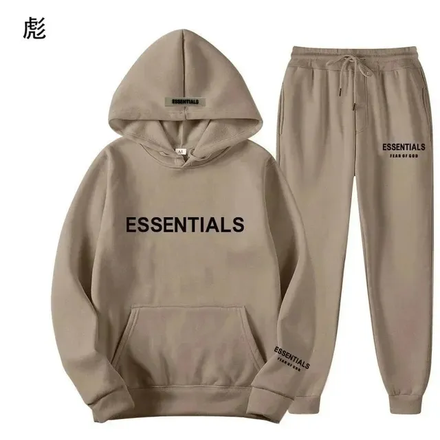Fear of God Essentials Hoodie and Joggers Set Essentials Logo