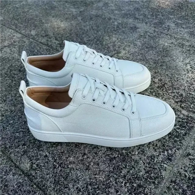 Christian Louboutin Louis Junior Triple White