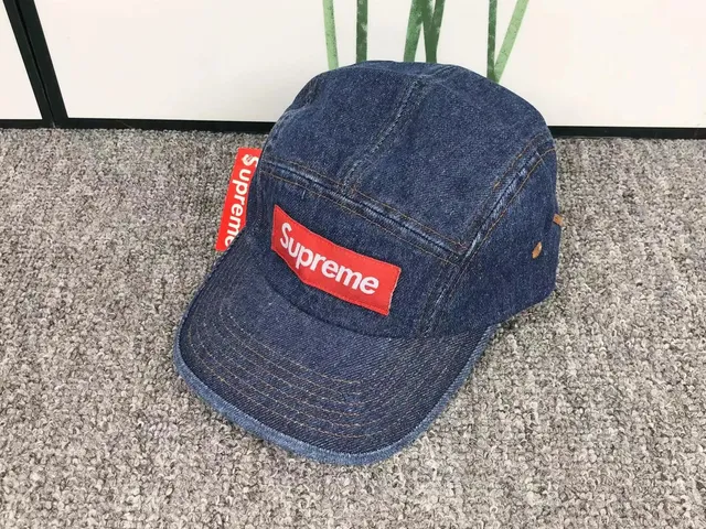 Supreme Denim Camp Cap Box Logo