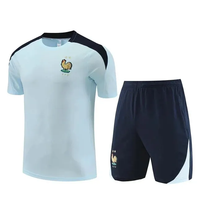 Adidas × France National Team France Training Set Light Blue/Navy