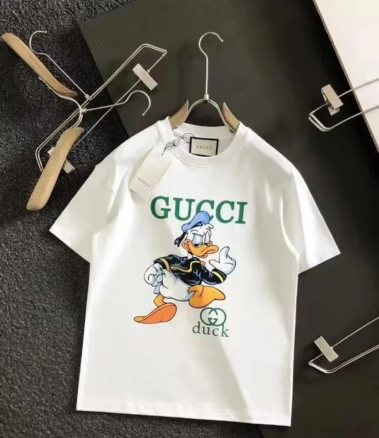 Gucci × Disney Donald Duck Tee Green Logo Print