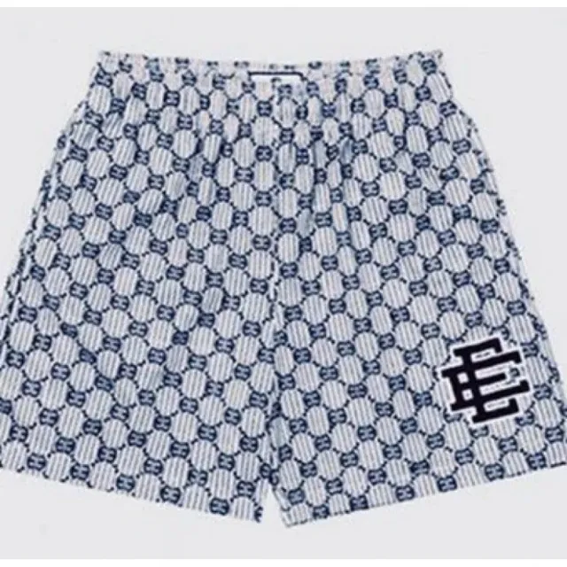 Eric Emanuel Logo Print Shorts GG Pattern