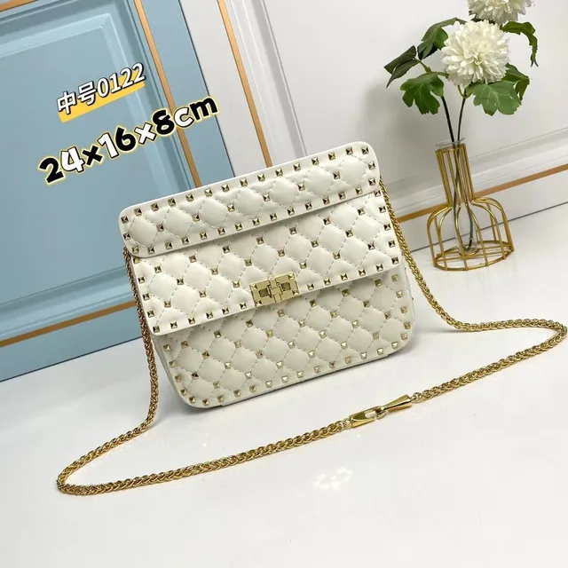 Valentino Rockstud Chain Bag Quilted Studs