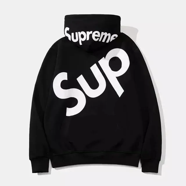 Supreme Box Logo Hooded Sweatshirt Black/White