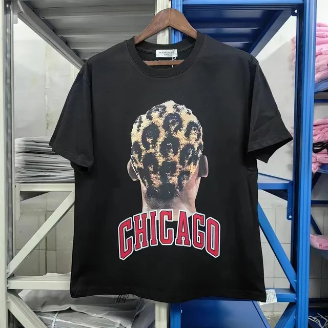 Off-White Graphic T-Shirt Chicago Leopard Print