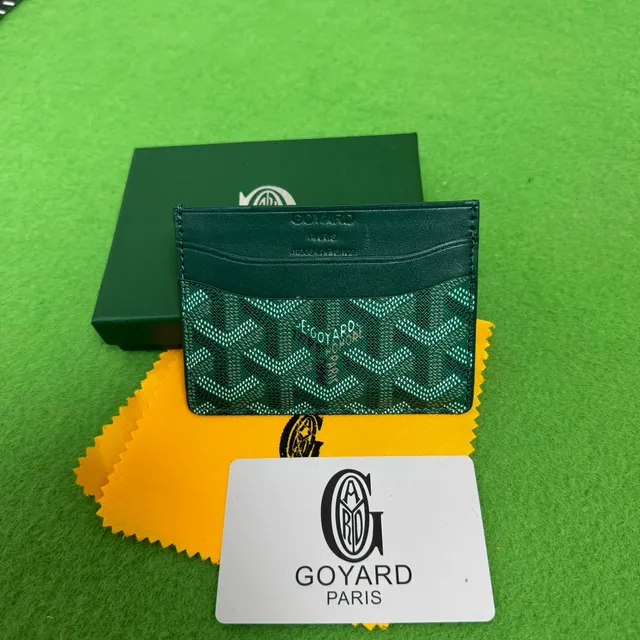 Goyard Card Holder Goyardine Canvas