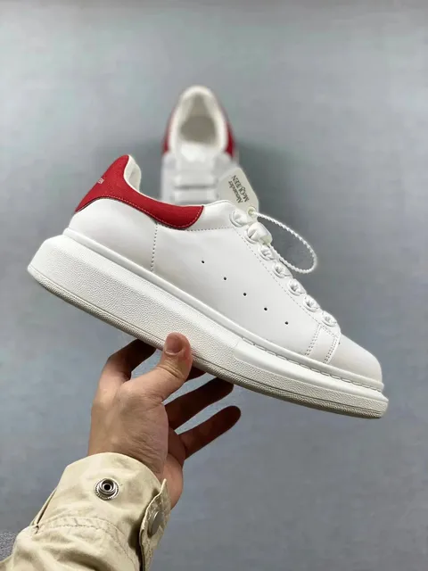 Alexander McQueen Oversized Sneaker White Red