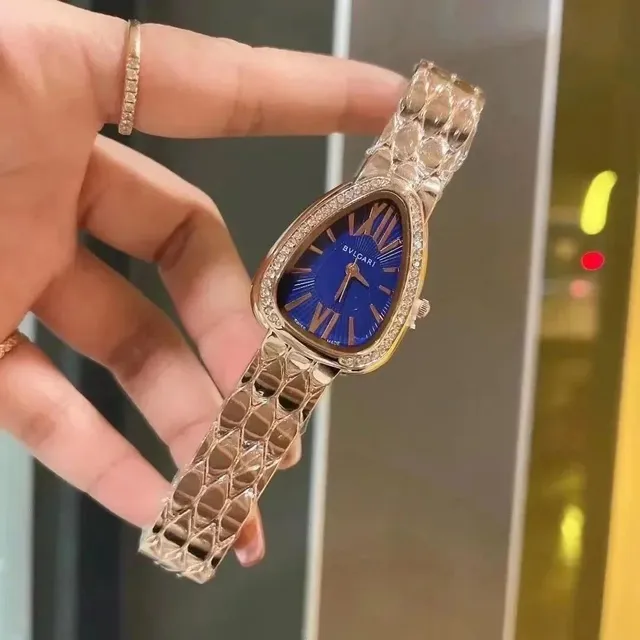 Bulgari Serpenti Diamond Bezel Blue Dial