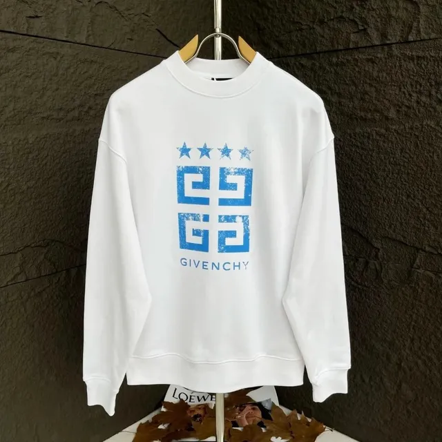 Givenchy Crewneck Sweatshirt 4-Star Logo Print