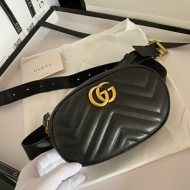 Gucci GG Marmont Belt Bag Matelassé Chevron
