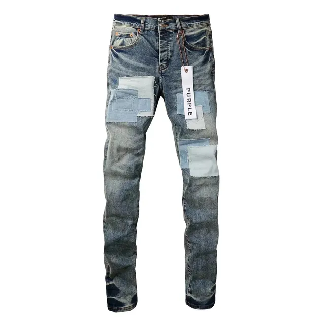 Purple Brand Patchwork Jeans