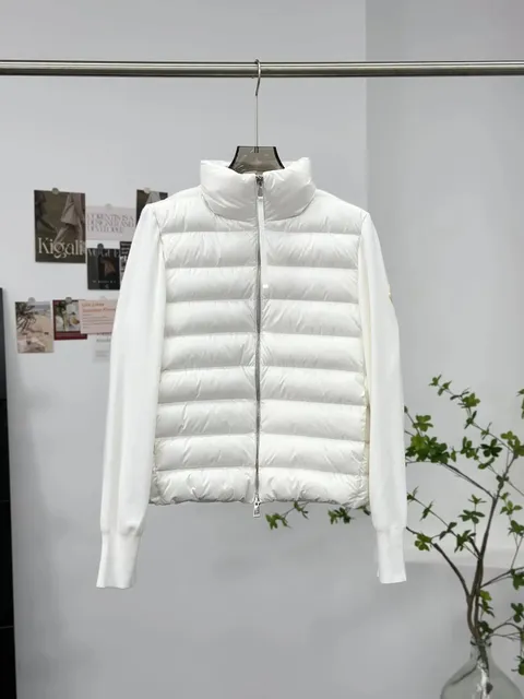 Moncler Quilted Puffer Jacket High-Neck Zip-Up