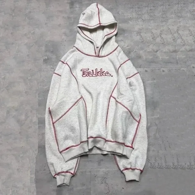 Trikko Hoodie Contrast Stitch Logo