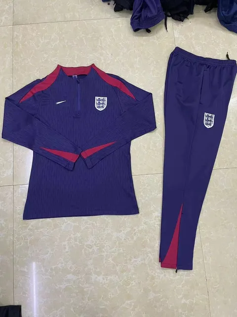 Nike England Training Set Purple/Red