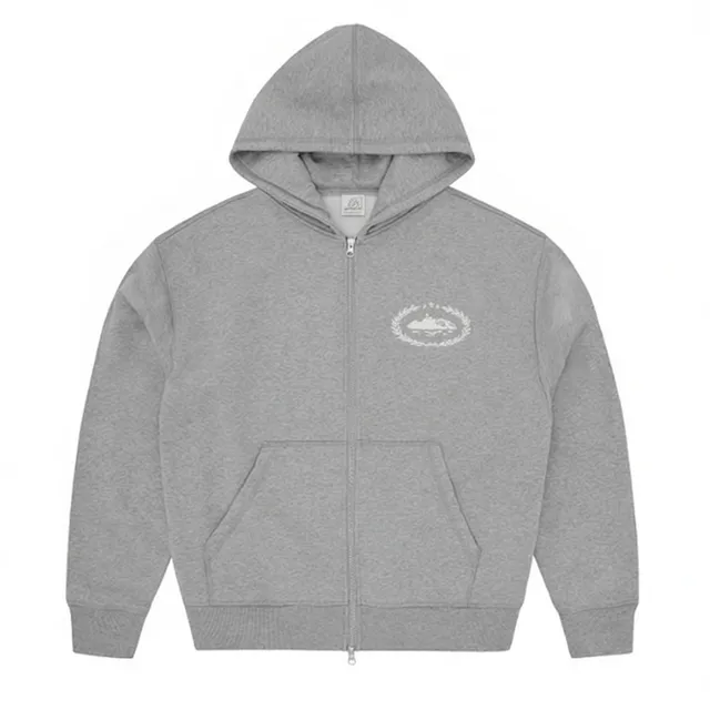 Gallery Dept. Zip-Up Hoodie Wreath Logo