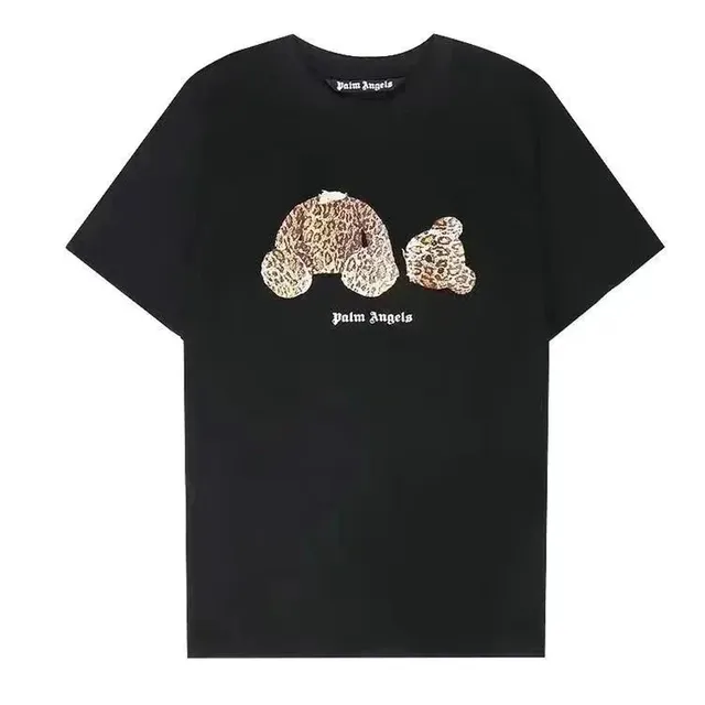 Palm Angels Graphic Tee Leopard Bear