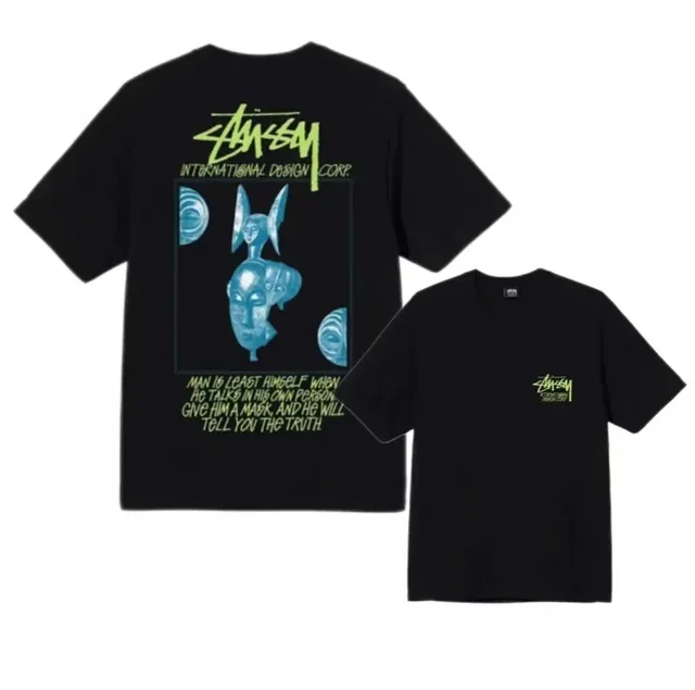Stüssy Graphic T-Shirt Mask Print